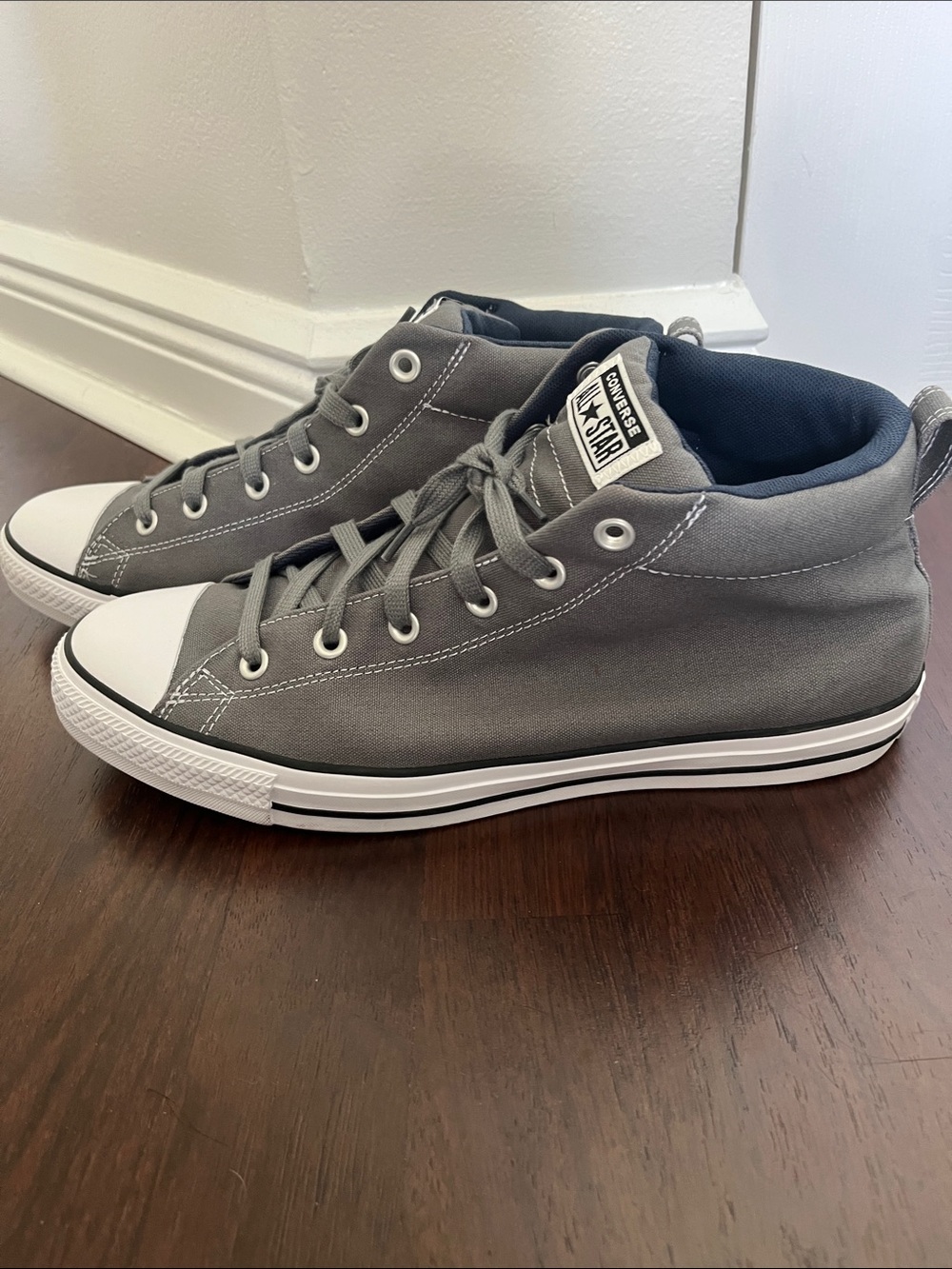 Converse Gray High-Top Sneakers